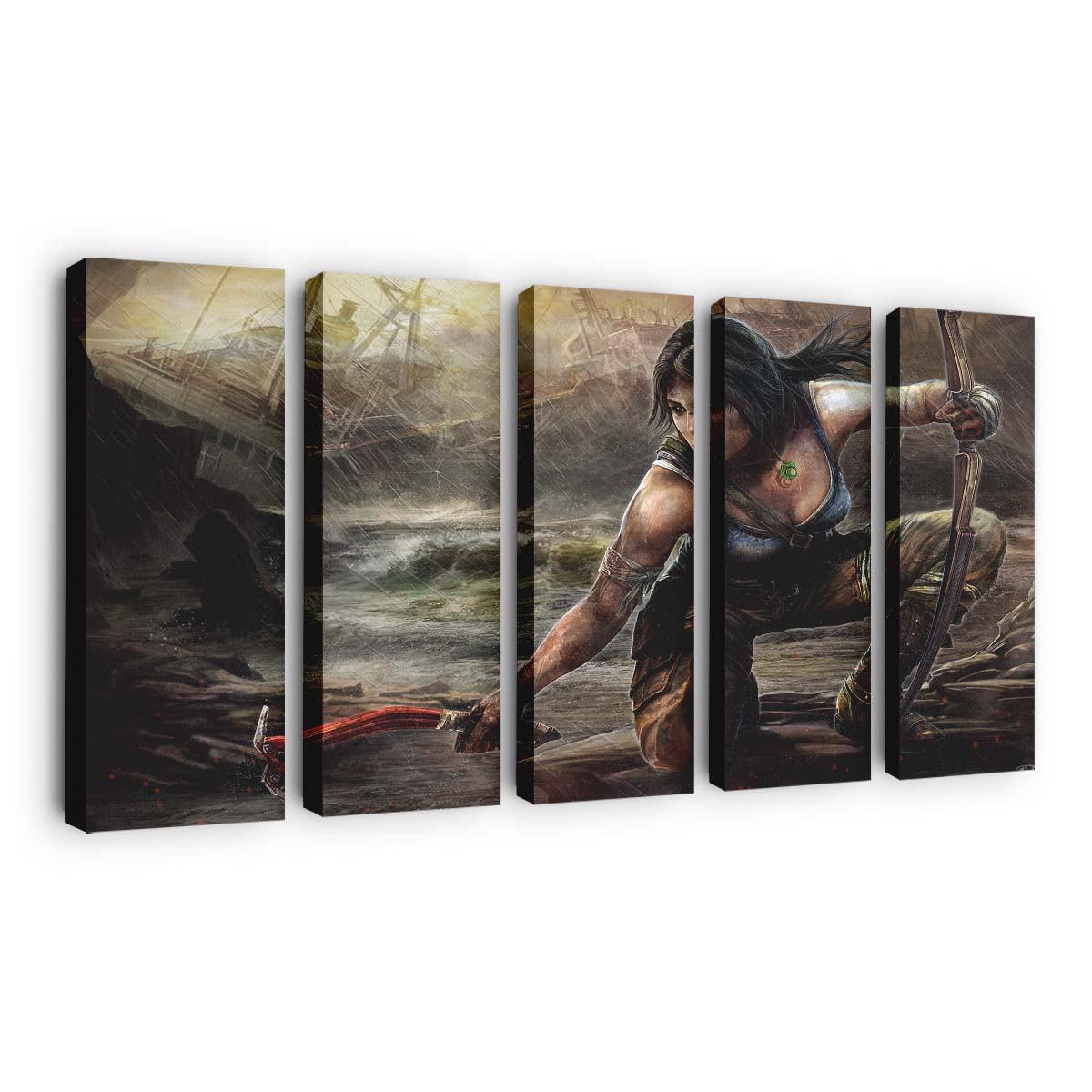 tomb raider 5k art km